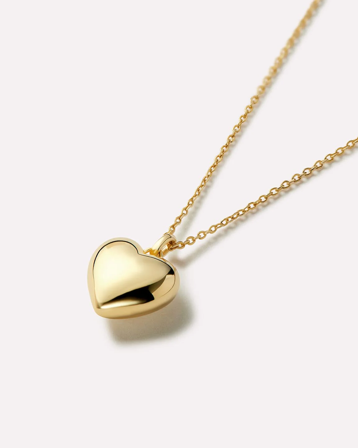 Lev Small Gold Heart Necklace - Image 5