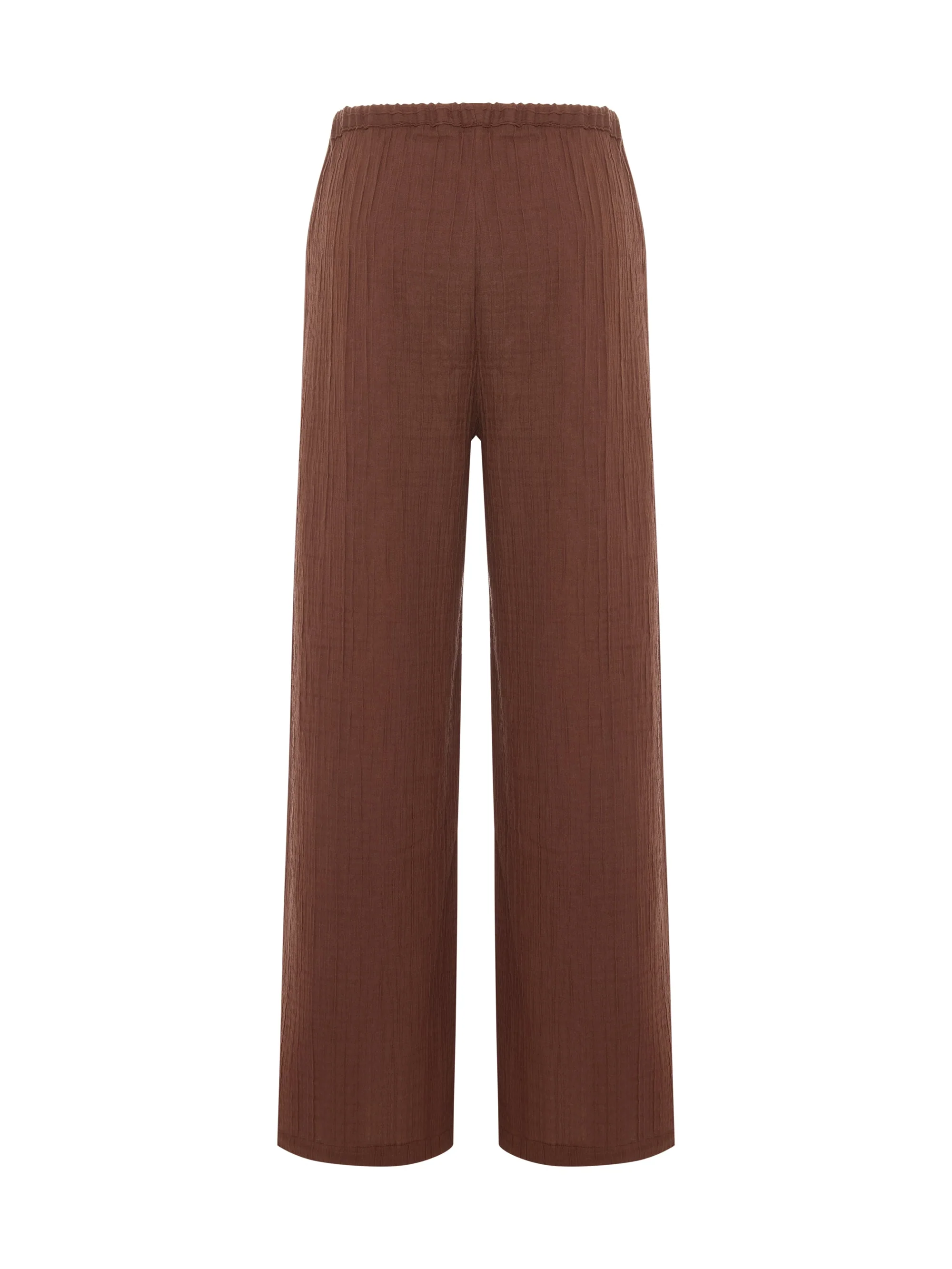 Kaya Drawstring Pants - Terracotta - Image 9