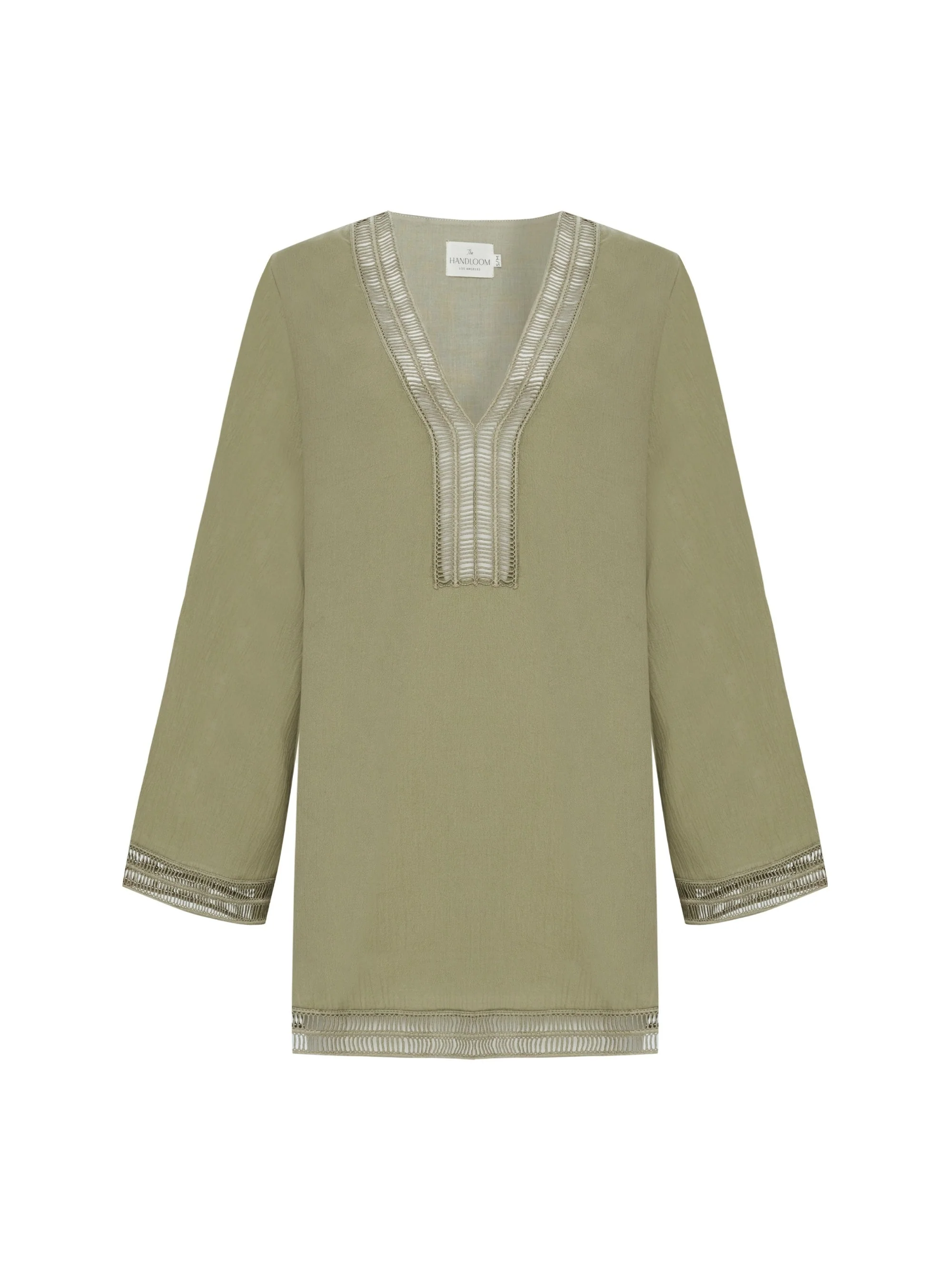 Positano Dress - Khaki Green - Image 11