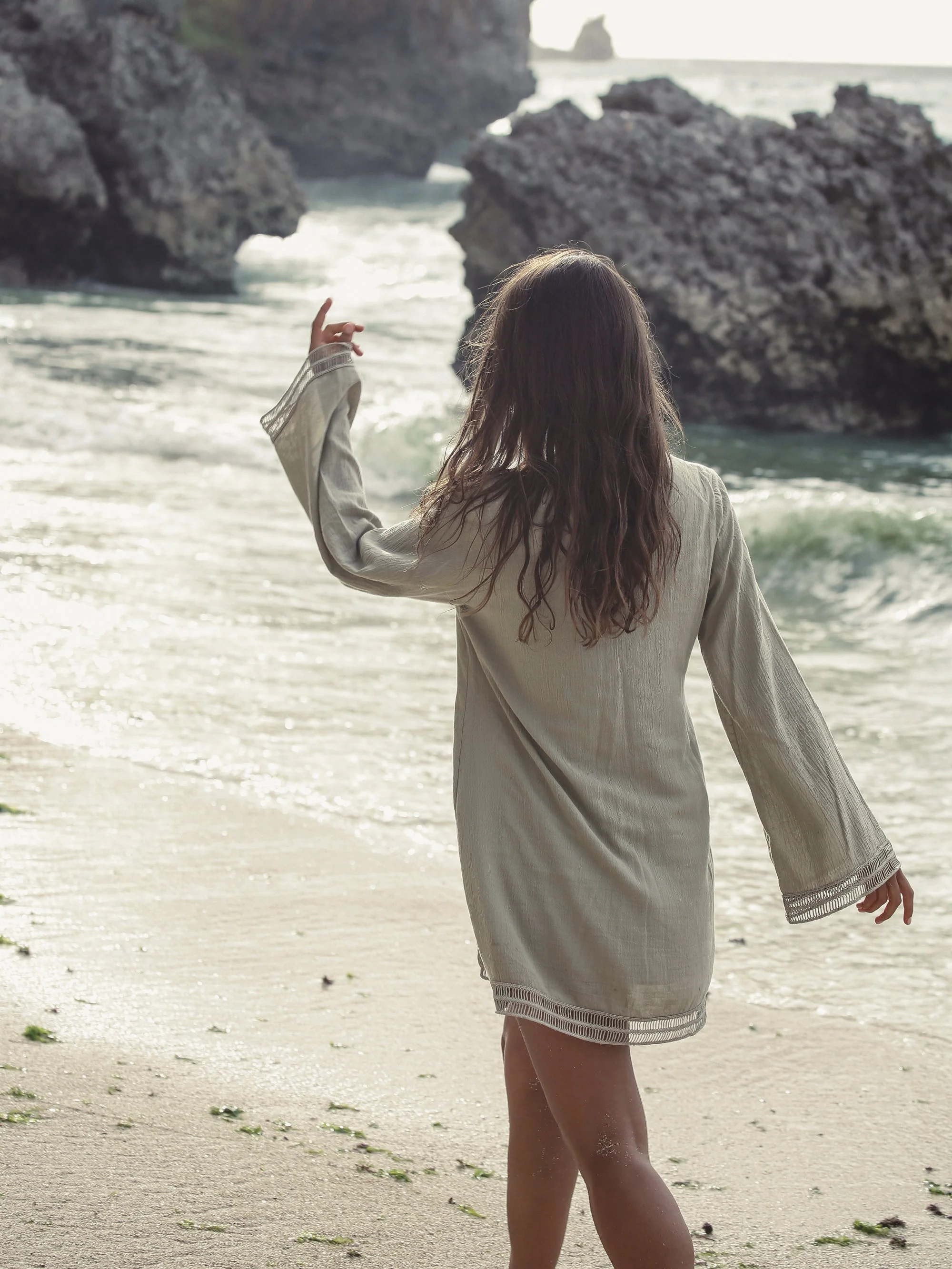 Positano Dress - Khaki Green - Image 5