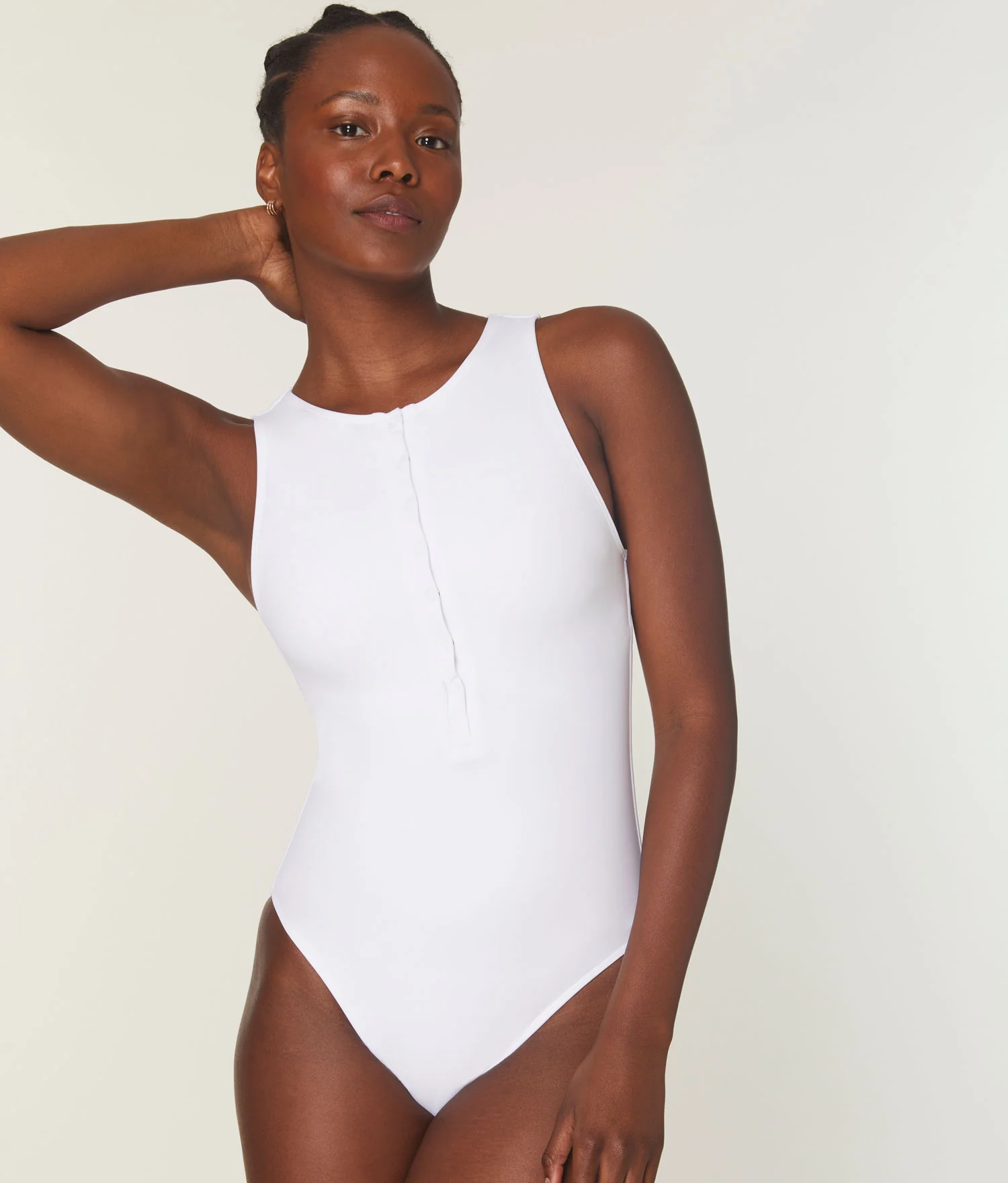 The Malibu One Piece - Eco Nylon - White - Classic - Image 4