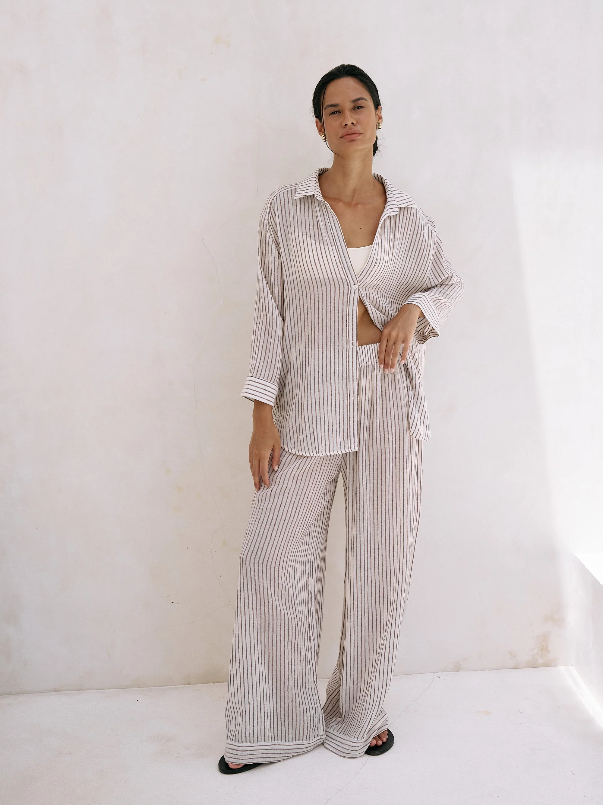 Voyage Set - Burgundy Stripes